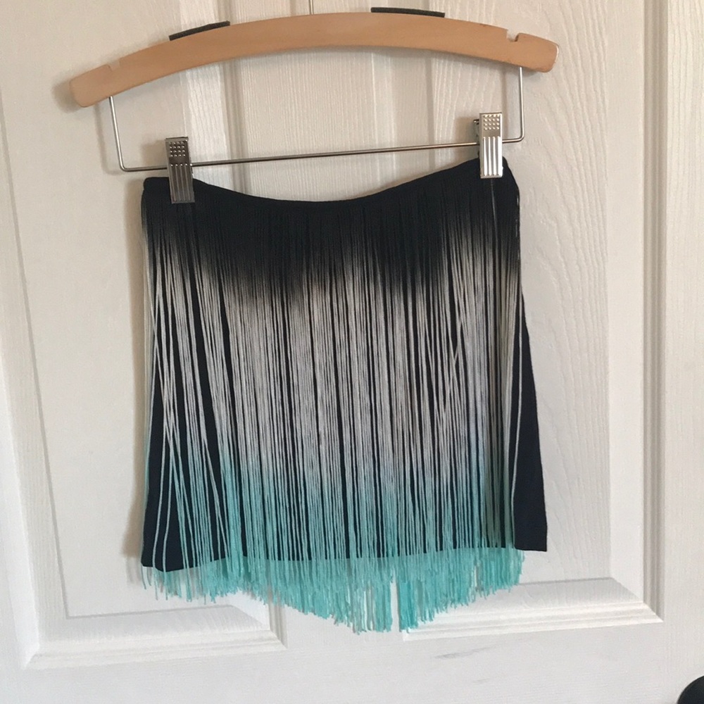 Flowers by Zoe ombré fringe skirt.